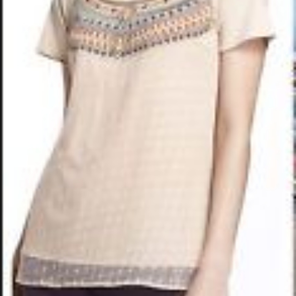 EUC - Anthropologie Lilka Aztec top